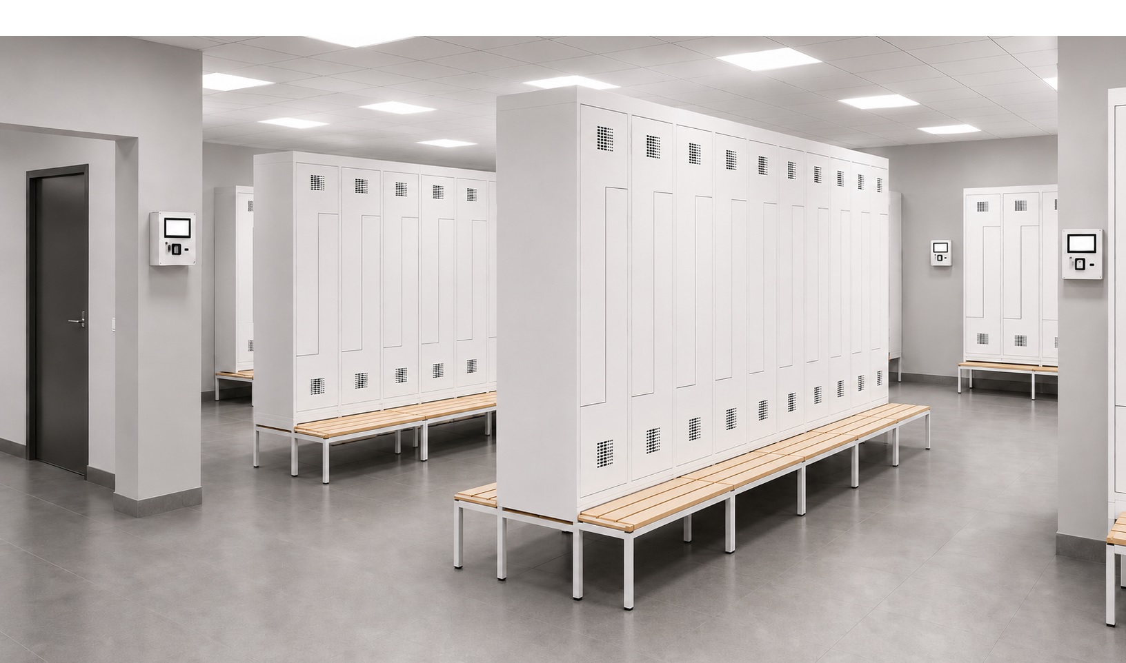 Szafki smartlocker Profesmeb - wyposażenie szatni w systemy RFID